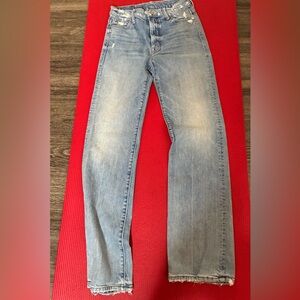 Like New Mothers Stylish Light Blue Jeans. Size 24